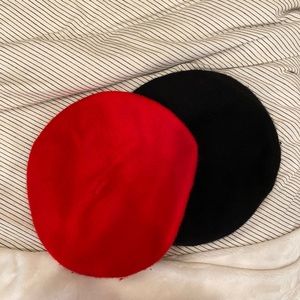 beret (red & black)